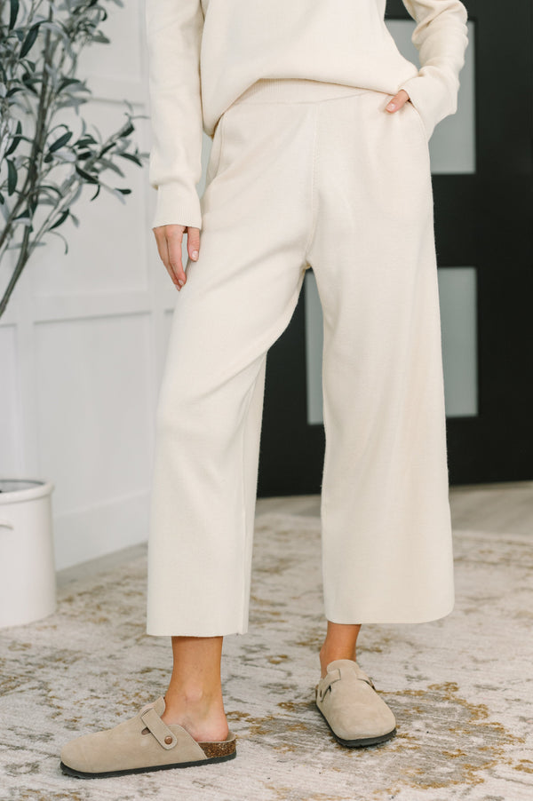 Clove Culottes in Oat-Womens-Villari Chic, women's online fashion boutique in Severna, Maryland