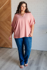 Contrary to Popular Belief V-Neck Blouse-Tops-Villari Chic, women's online fashion boutique in Severna, Maryland