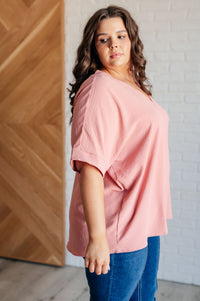 Contrary to Popular Belief V-Neck Blouse-Tops-Villari Chic, women's online fashion boutique in Severna, Maryland