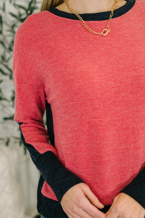 Couldn't Be Happier Color Block Long Sleeve Top-Womens-Villari Chic, women's online fashion boutique in Severna, Maryland