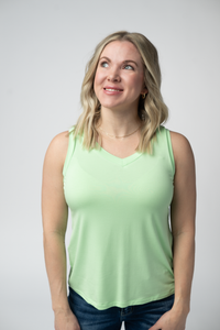 Noelle Tank - Lime-tank-Villari Chic, women's online fashion boutique in Severna, Maryland