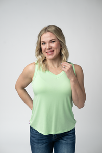 Noelle Tank - Lime-tank-Villari Chic, women's online fashion boutique in Severna, Maryland