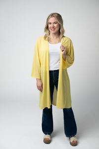 Ellie Cover-Up Kimono - Lemon-Cardigan-Villari Chic, women's online fashion boutique in Severna, Maryland