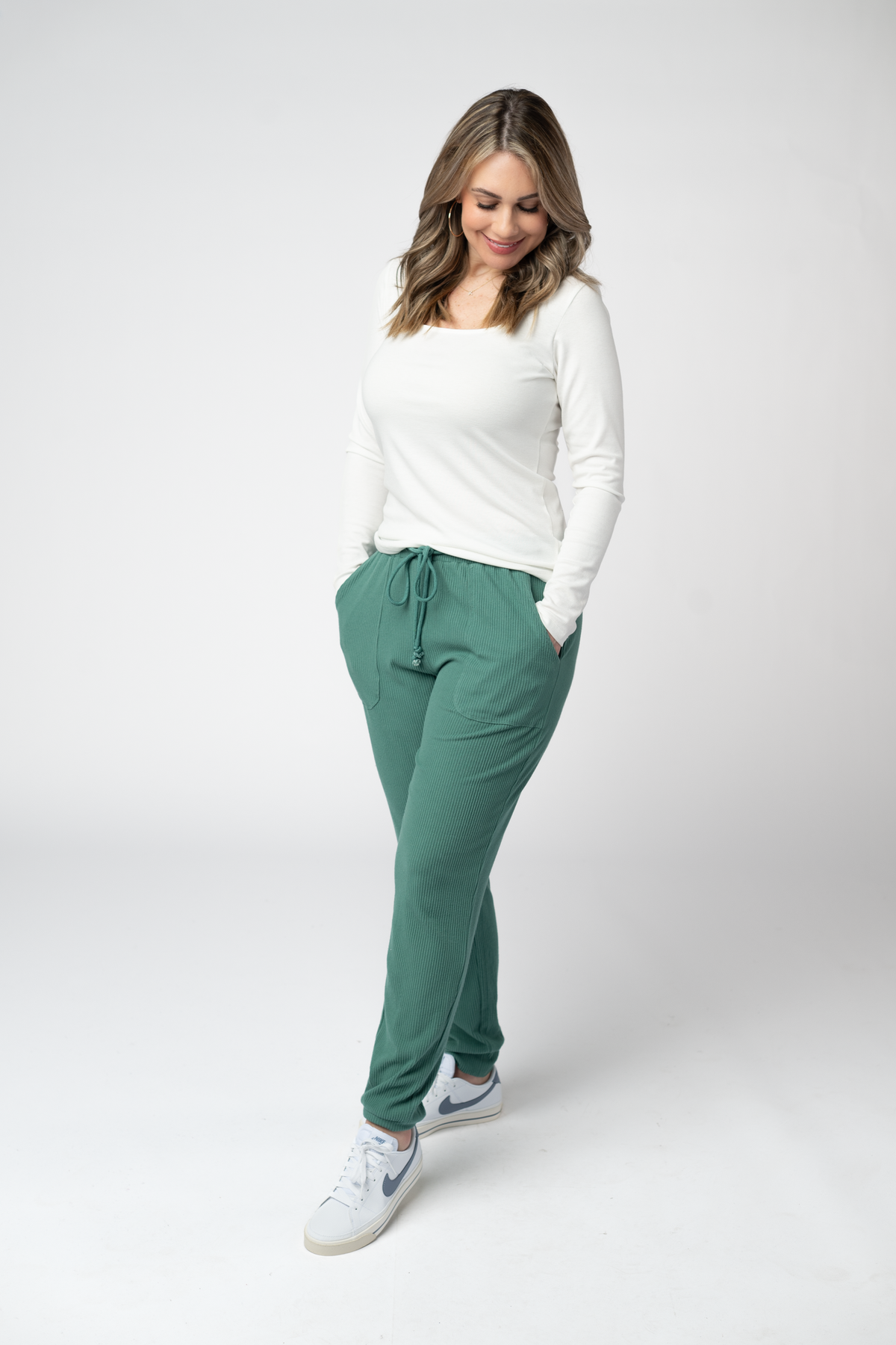 Corrine Joggers - Fern-bottoms-Villari Chic, women's online fashion boutique in Severna, Maryland