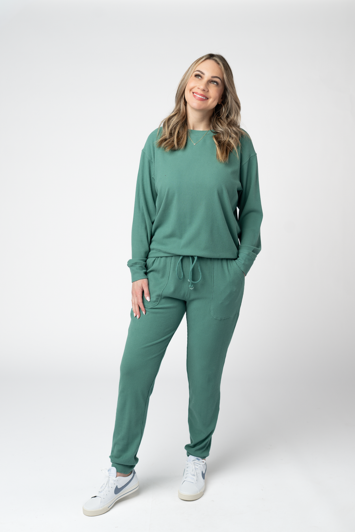 Corrine Joggers - Fern-bottoms-Villari Chic, women's online fashion boutique in Severna, Maryland