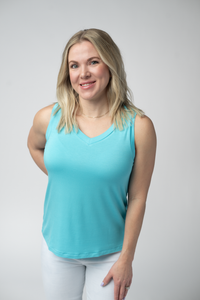Noelle Tank - Aqua-tank-Villari Chic, women's online fashion boutique in Severna, Maryland