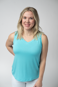 Noelle Tank - Aqua-tank-Villari Chic, women's online fashion boutique in Severna, Maryland