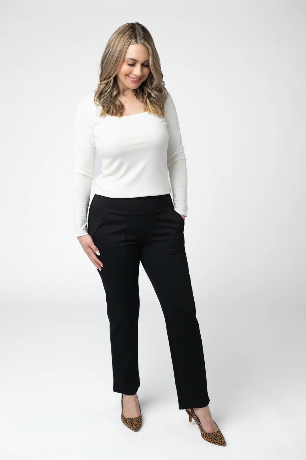 Luxe Ankle Bottoms- Black-bottoms-Villari Chic, women's online fashion boutique in Severna, Maryland