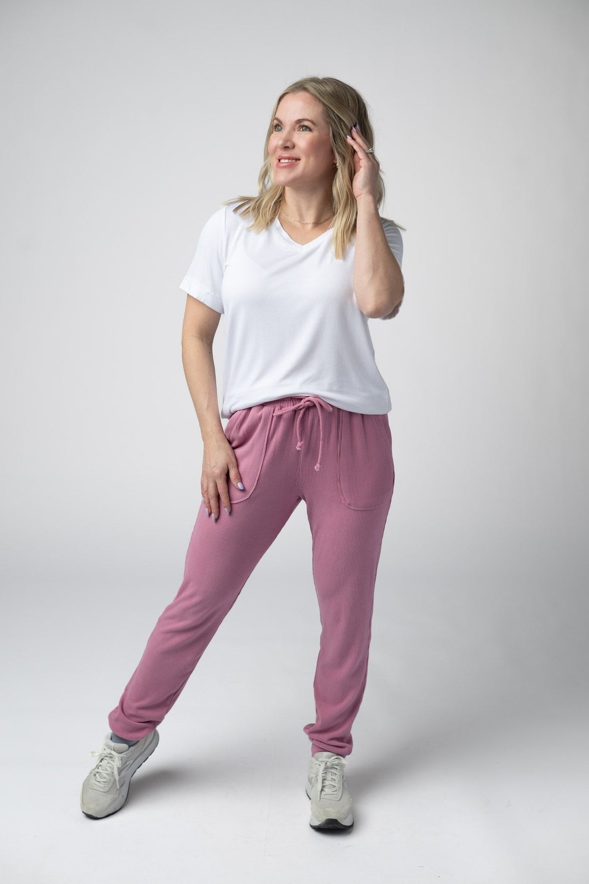 Corrine Joggers - Rose-bottoms-Villari Chic, women's online fashion boutique in Severna, Maryland