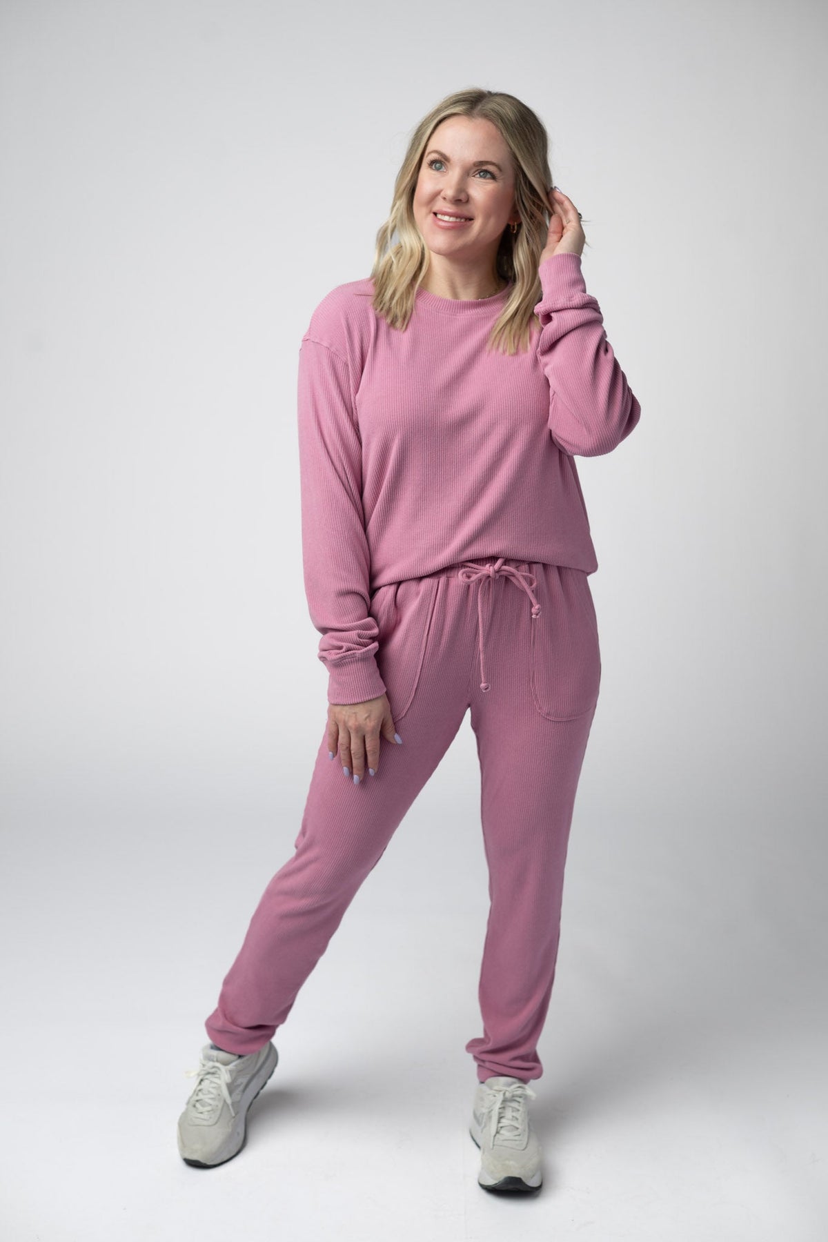 Corrine Joggers - Rose-bottoms-Villari Chic, women's online fashion boutique in Severna, Maryland