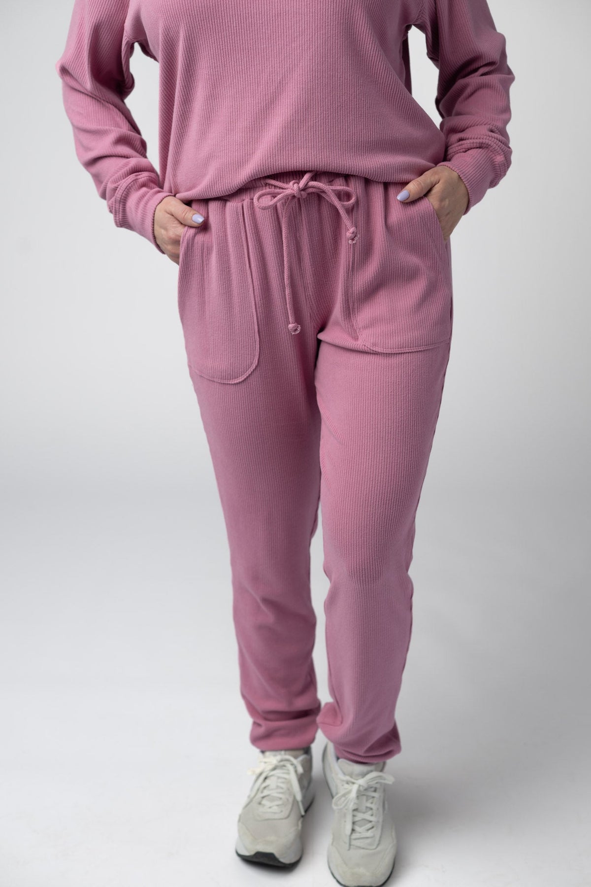 Corrine Joggers - Rose-bottoms-Villari Chic, women's online fashion boutique in Severna, Maryland
