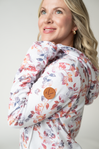HalfZip Hoodie - Autumn Watercolor-Hoodie-Villari Chic, women's online fashion boutique in Severna, Maryland