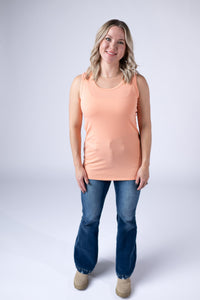 Ava Tank - Melon-tank-Villari Chic, women's online fashion boutique in Severna, Maryland