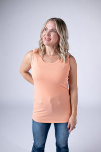 Ava Tank - Melon-tank-Villari Chic, women's online fashion boutique in Severna, Maryland
