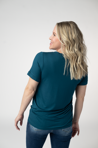 Sophie Top - Teal-Shirts-Villari Chic, women's online fashion boutique in Severna, Maryland