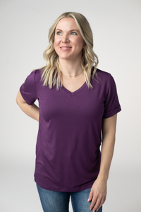 Sophie Top - Purple-Shirts-Villari Chic, women's online fashion boutique in Severna, Maryland