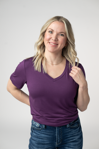 Sophie Top - Purple-Shirts-Villari Chic, women's online fashion boutique in Severna, Maryland