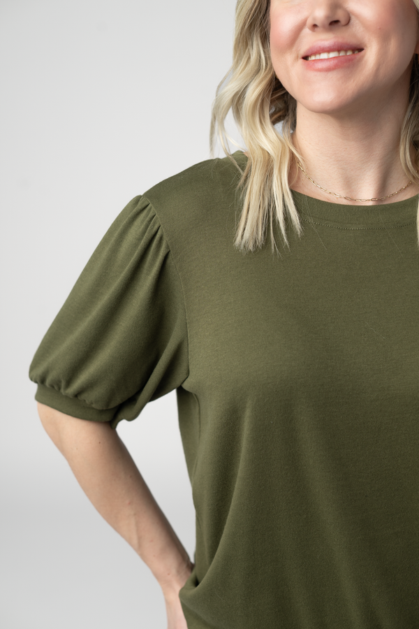 Katie Cozy Top - Olive-Tops-Villari Chic, women's online fashion boutique in Severna, Maryland