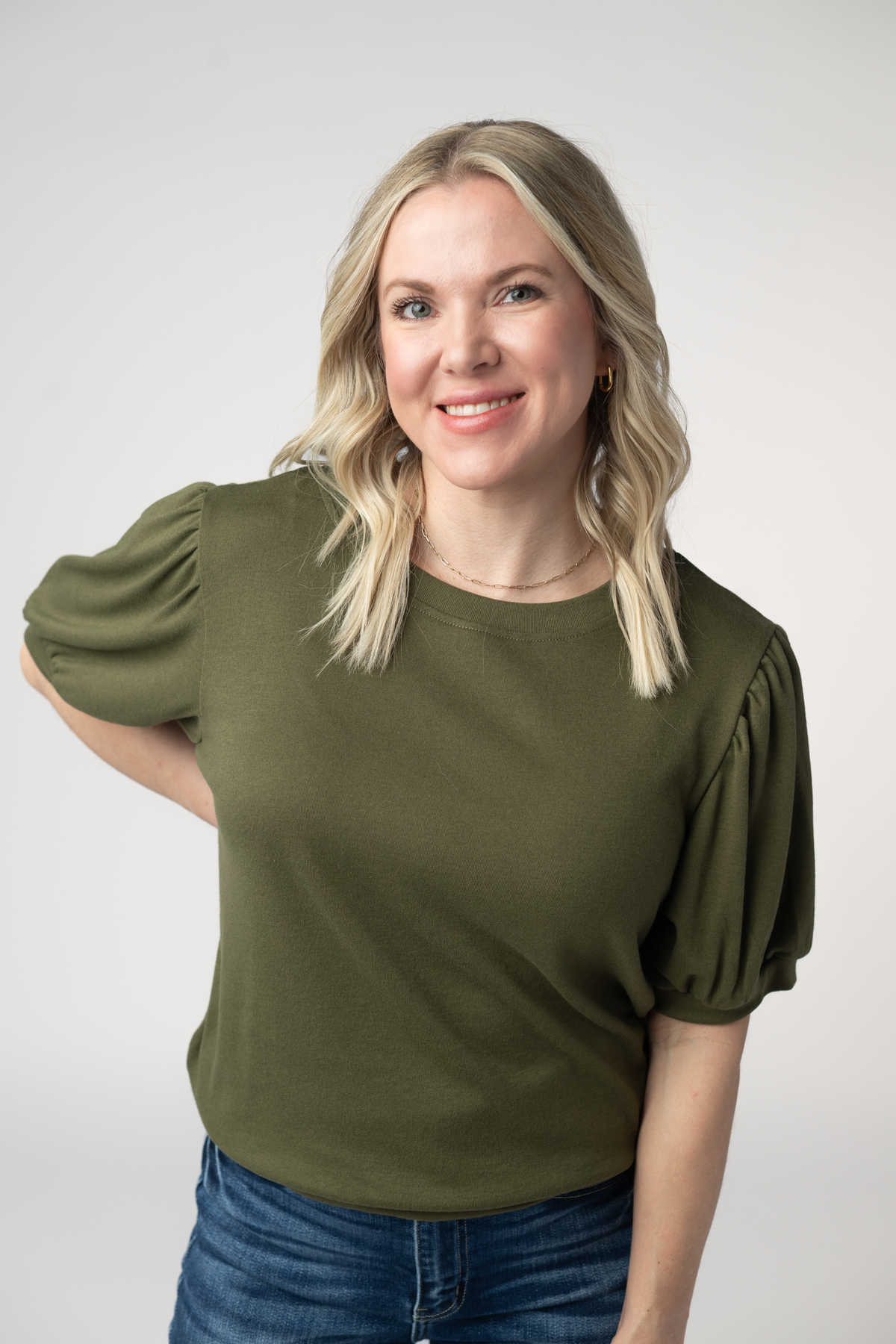 Katie Cozy Top - Olive-Tops-Villari Chic, women's online fashion boutique in Severna, Maryland