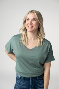 Chloe Cozy Top - Dusty Jade-Tops-Villari Chic, women's online fashion boutique in Severna, Maryland