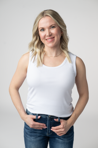 Ava Tank- White-tank-Villari Chic, women's online fashion boutique in Severna, Maryland