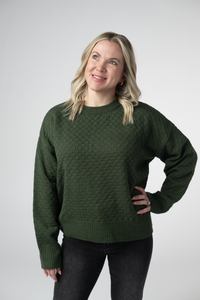 Gianna Pullover Sweater - Olive-sweater-Villari Chic, women's online fashion boutique in Severna, Maryland