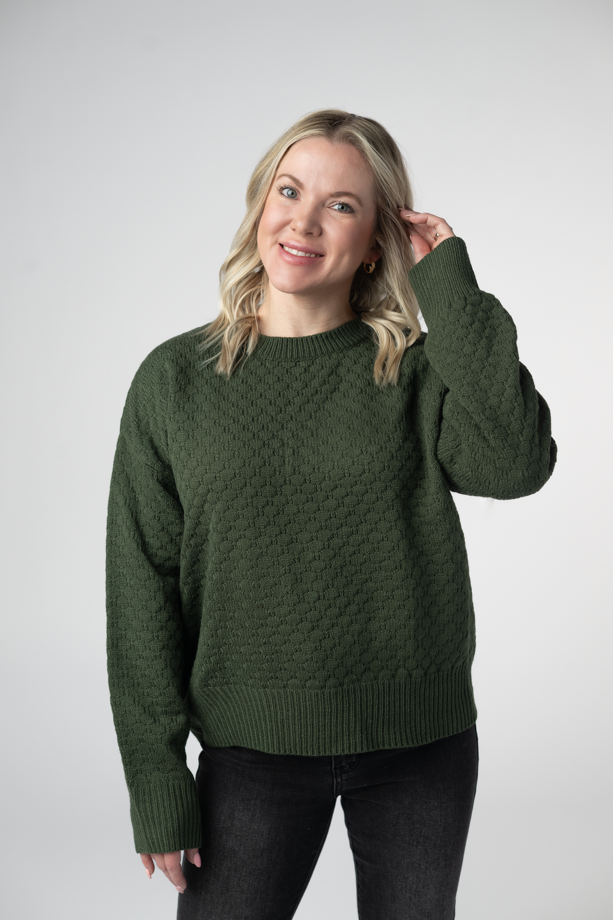 Gianna Pullover Sweater - Olive-sweater-Villari Chic, women's online fashion boutique in Severna, Maryland