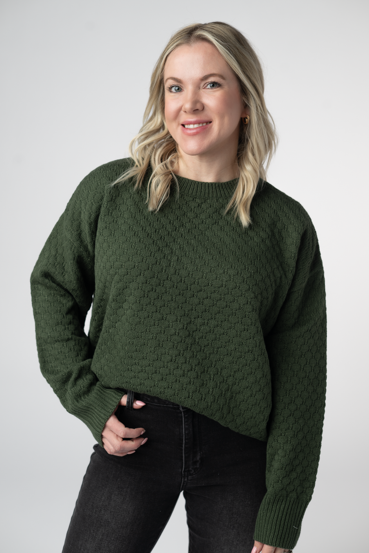 Gianna Pullover Sweater - Olive-sweater-Villari Chic, women's online fashion boutique in Severna, Maryland