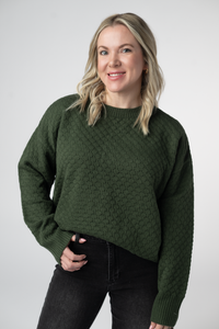 Gianna Pullover Sweater - Olive-sweater-Villari Chic, women's online fashion boutique in Severna, Maryland