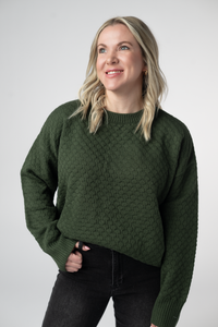 Gianna Pullover Sweater - Olive-sweater-Villari Chic, women's online fashion boutique in Severna, Maryland