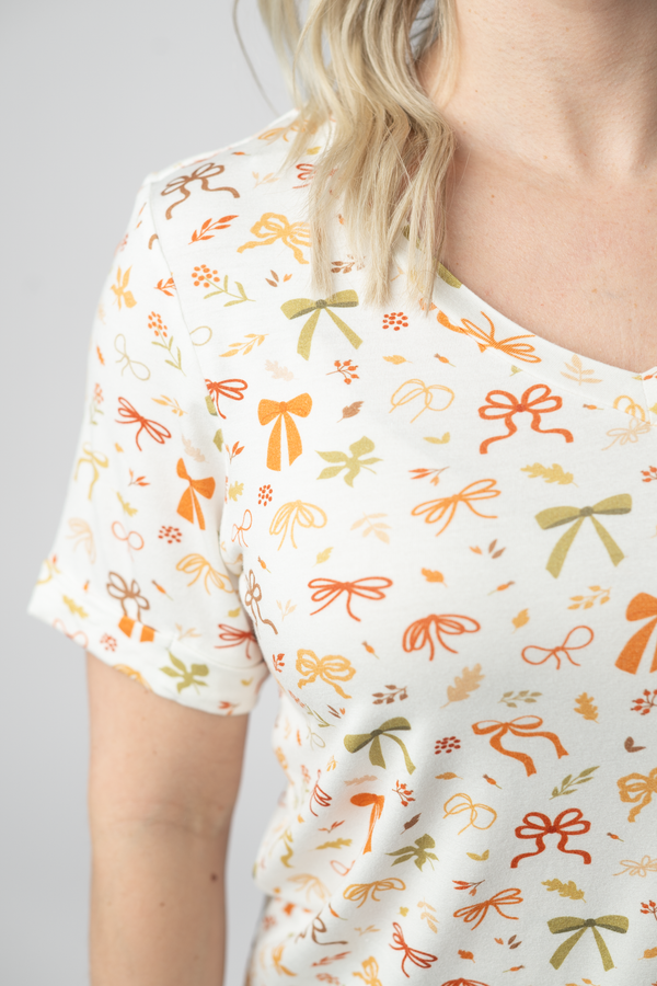 Sophie Top - Harvest Bows-Shirts-Villari Chic, women's online fashion boutique in Severna, Maryland
