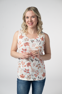 Ava Tank - Harvest Leaves-tank-Villari Chic, women's online fashion boutique in Severna, Maryland