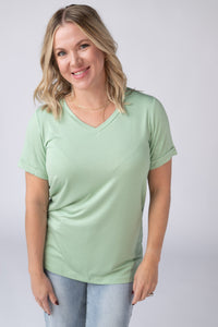 Sophie Tee - Seafoam Green-Shirts-Villari Chic, women's online fashion boutique in Severna, Maryland