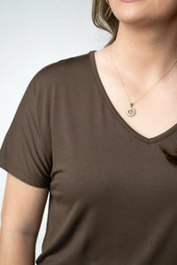Chloe Cozy Top - Brown-Tops-Villari Chic, women's online fashion boutique in Severna, Maryland