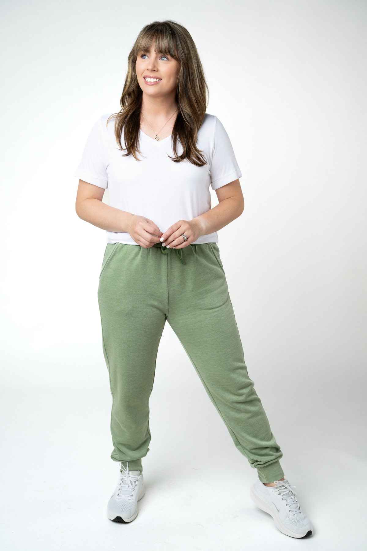 Vintage Wash Joggers - Olive-bottoms-Villari Chic, women's online fashion boutique in Severna, Maryland