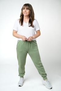 Vintage Wash Joggers - Olive-bottoms-Villari Chic, women's online fashion boutique in Severna, Maryland