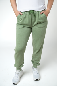 Vintage Wash Joggers - Olive-bottoms-Villari Chic, women's online fashion boutique in Severna, Maryland