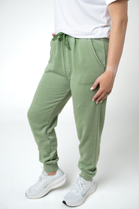 Vintage Wash Joggers - Olive-bottoms-Villari Chic, women's online fashion boutique in Severna, Maryland
