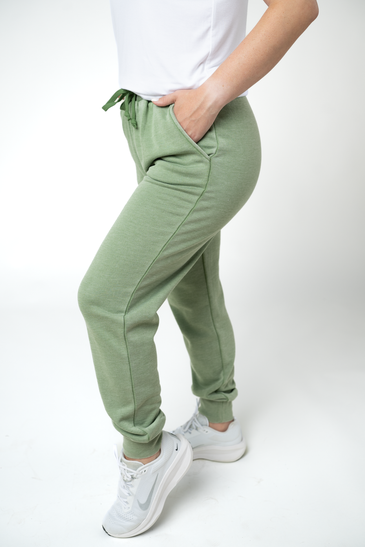 Vintage Wash Joggers - Olive-bottoms-Villari Chic, women's online fashion boutique in Severna, Maryland