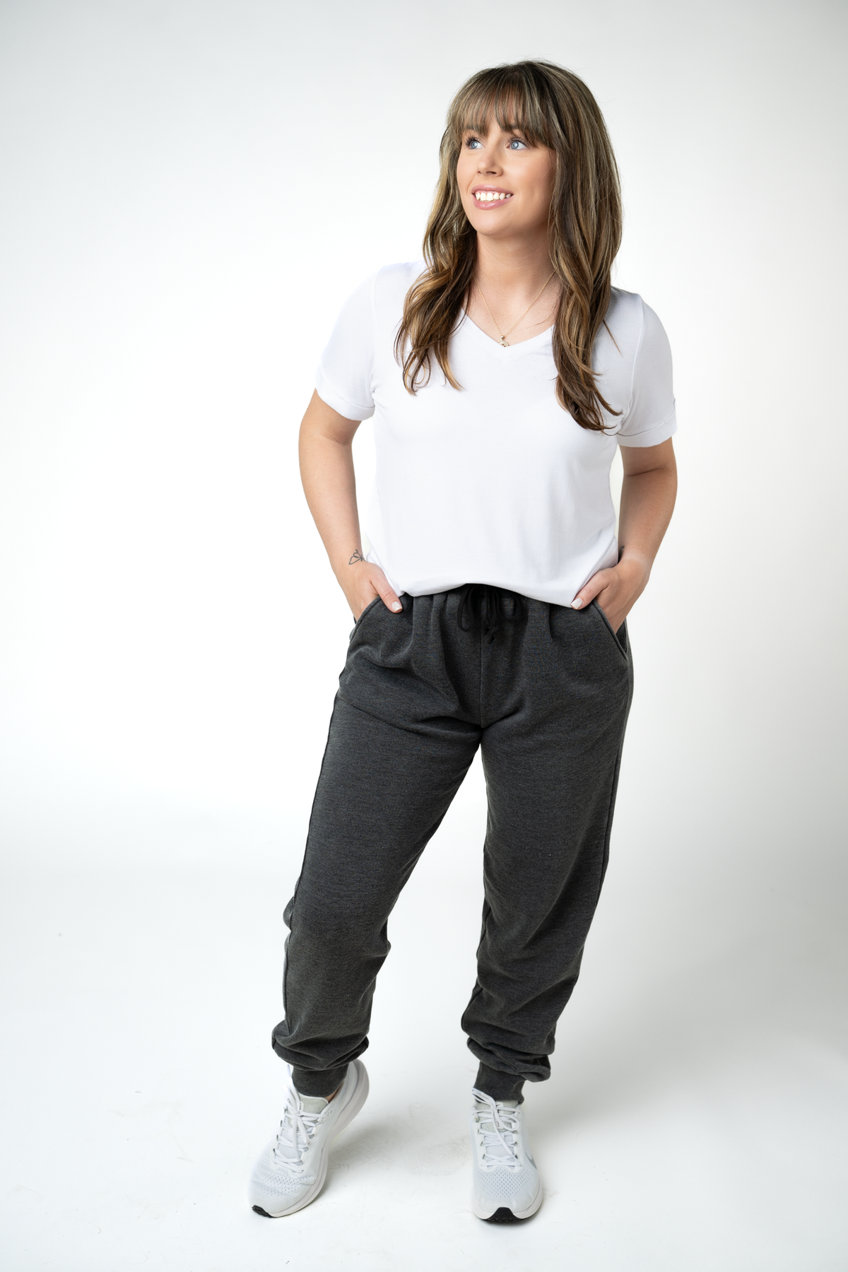 Vintage Wash Joggers - Black-bottoms-Villari Chic, women's online fashion boutique in Severna, Maryland