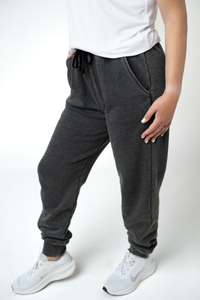 Vintage Wash Joggers - Black-bottoms-Villari Chic, women's online fashion boutique in Severna, Maryland