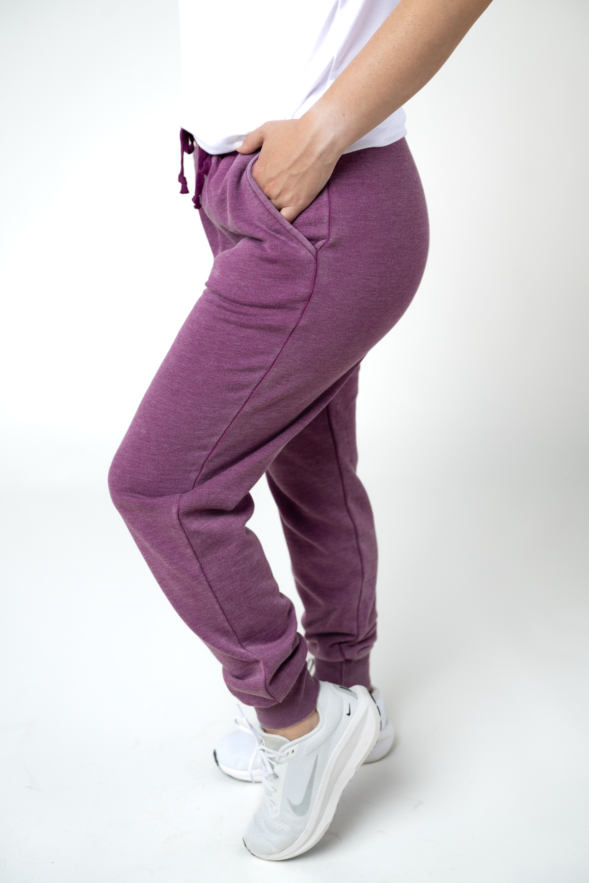 Vintage Wash Joggers - Purple-bottoms-Villari Chic, women's online fashion boutique in Severna, Maryland