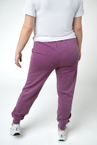 Vintage Wash Joggers - Purple-bottoms-Villari Chic, women's online fashion boutique in Severna, Maryland