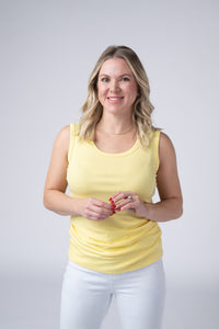 Ava Tank - Yellow-tank-Villari Chic, women's online fashion boutique in Severna, Maryland