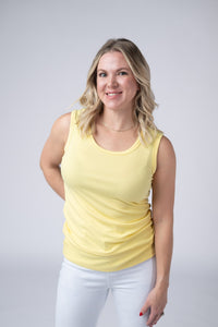 Ava Tank - Yellow-tank-Villari Chic, women's online fashion boutique in Severna, Maryland
