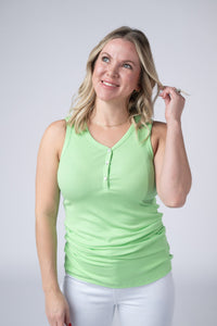 Addison Tank - Lime-tanks-Villari Chic, women's online fashion boutique in Severna, Maryland