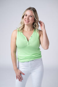 Addison Tank - Lime-tanks-Villari Chic, women's online fashion boutique in Severna, Maryland