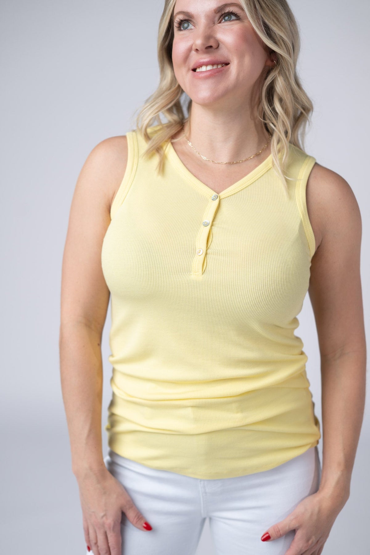 Addison Tank - Yellow-tanks-Villari Chic, women's online fashion boutique in Severna, Maryland