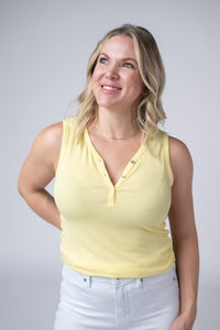Addison Tank - Yellow-tanks-Villari Chic, women's online fashion boutique in Severna, Maryland
