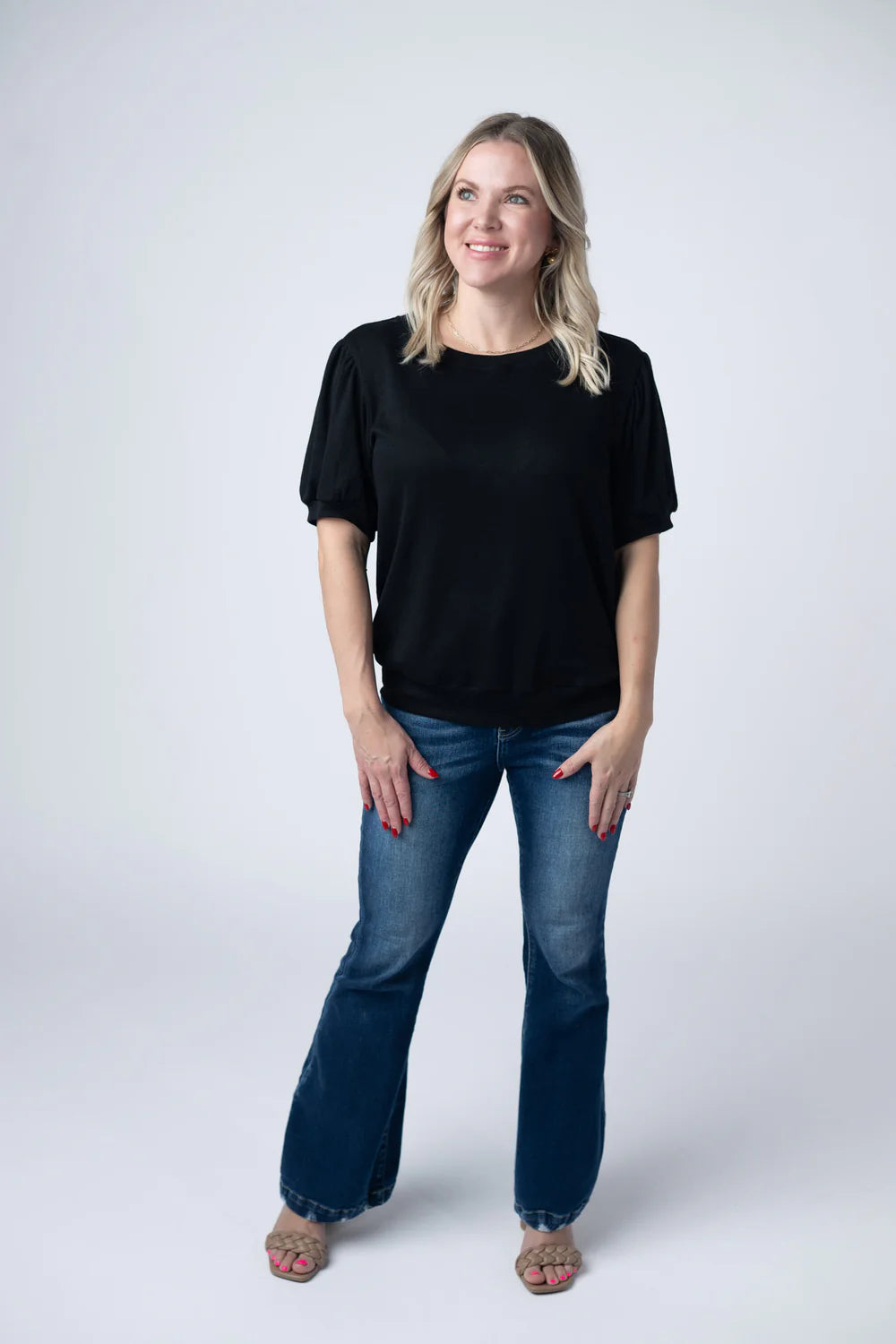 Katie Cozy Top - Black-Tops-Villari Chic, women's online fashion boutique in Severna, Maryland